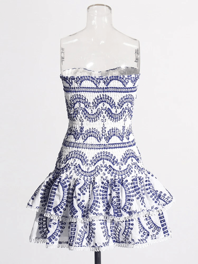 BOHEMIAN THE LABEL Cora Print Mini Dress