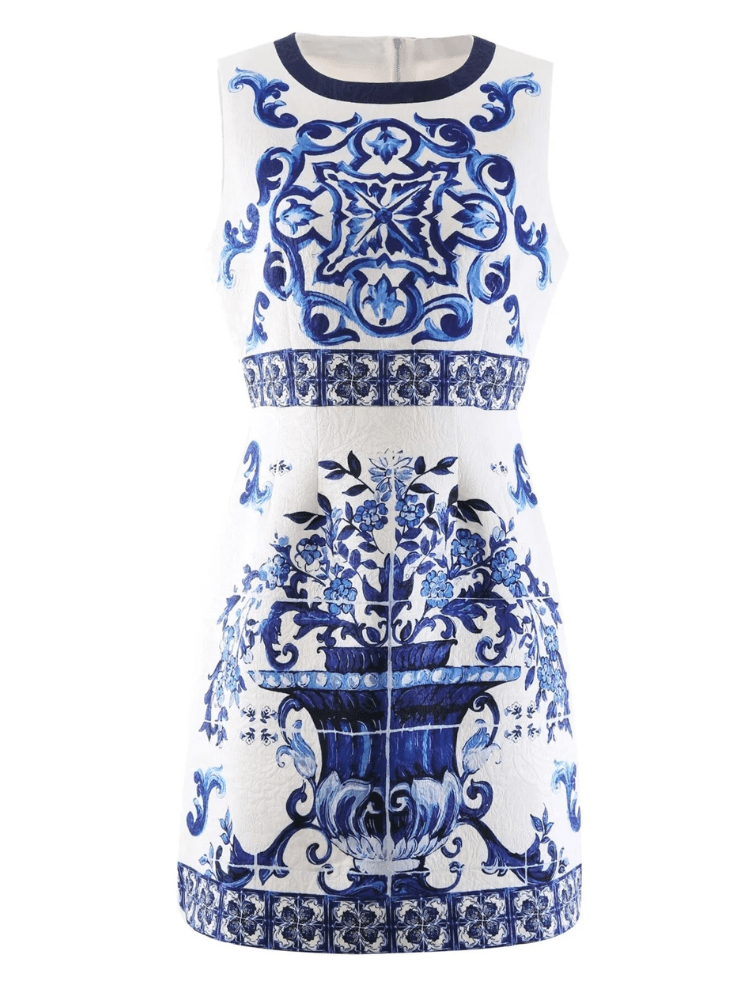 BOHEMIAN THE LABEL  Chloe Print Mini Dress