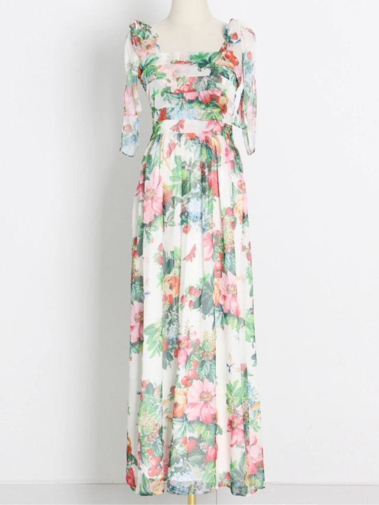 BOHEMIAN THE LABEL  Joi Floral Gown Dress