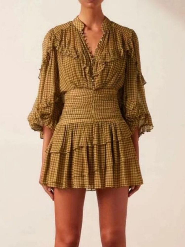 BOHEMIAN THE LABEL  Mika Long Sleeve Mini Dress